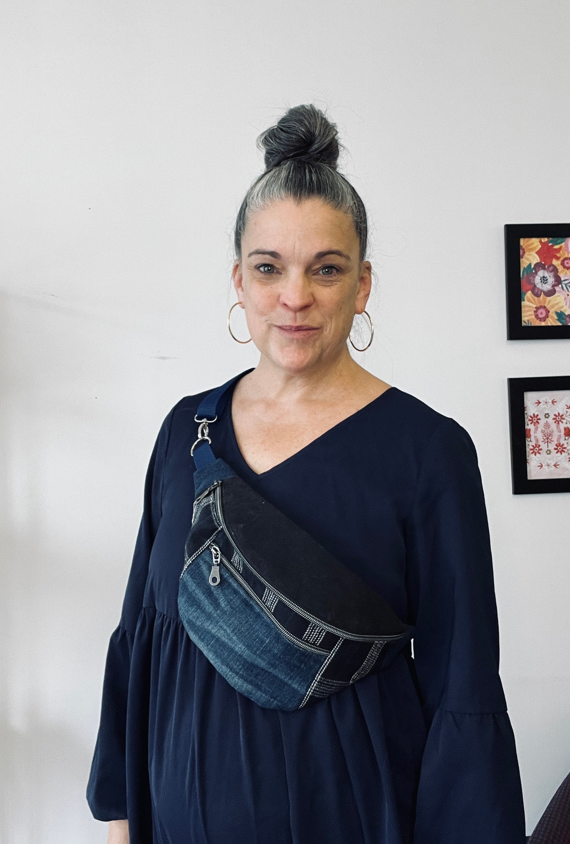 Sac banane bleu nuit