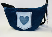 Sac demi-lune Je t'aime