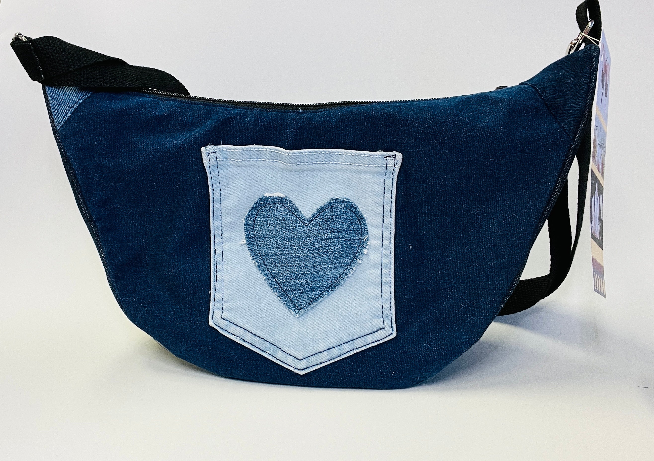 Sac demi-lune Je t'aime