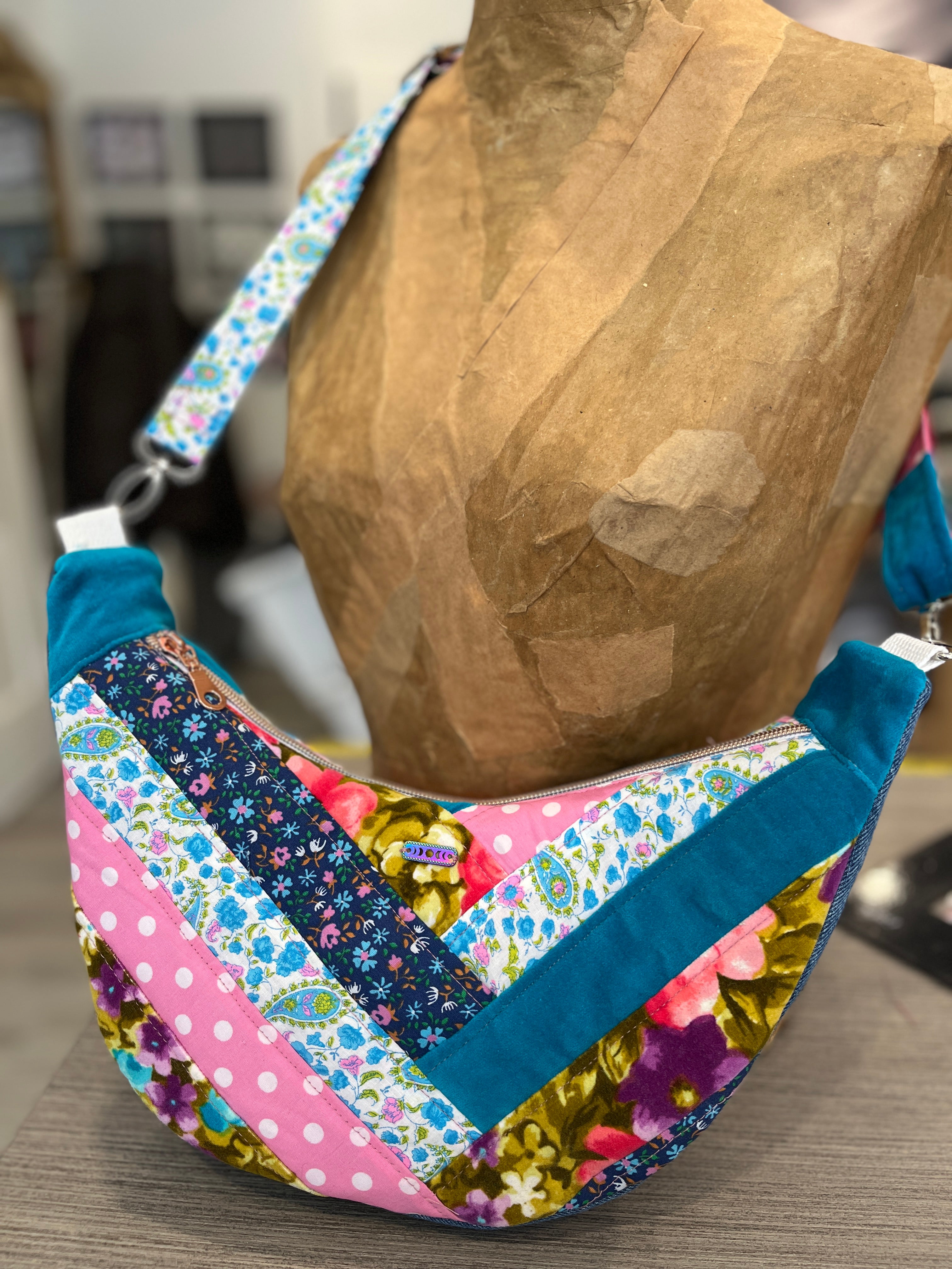 Sac demi-lune mélimérose