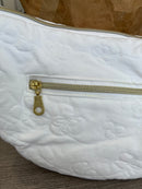 Sac demi-lune bal en blanc