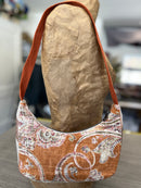 Sac baguette nuances de bronze
