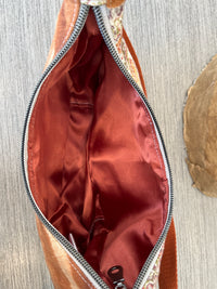 Sac baguette nuances de bronze