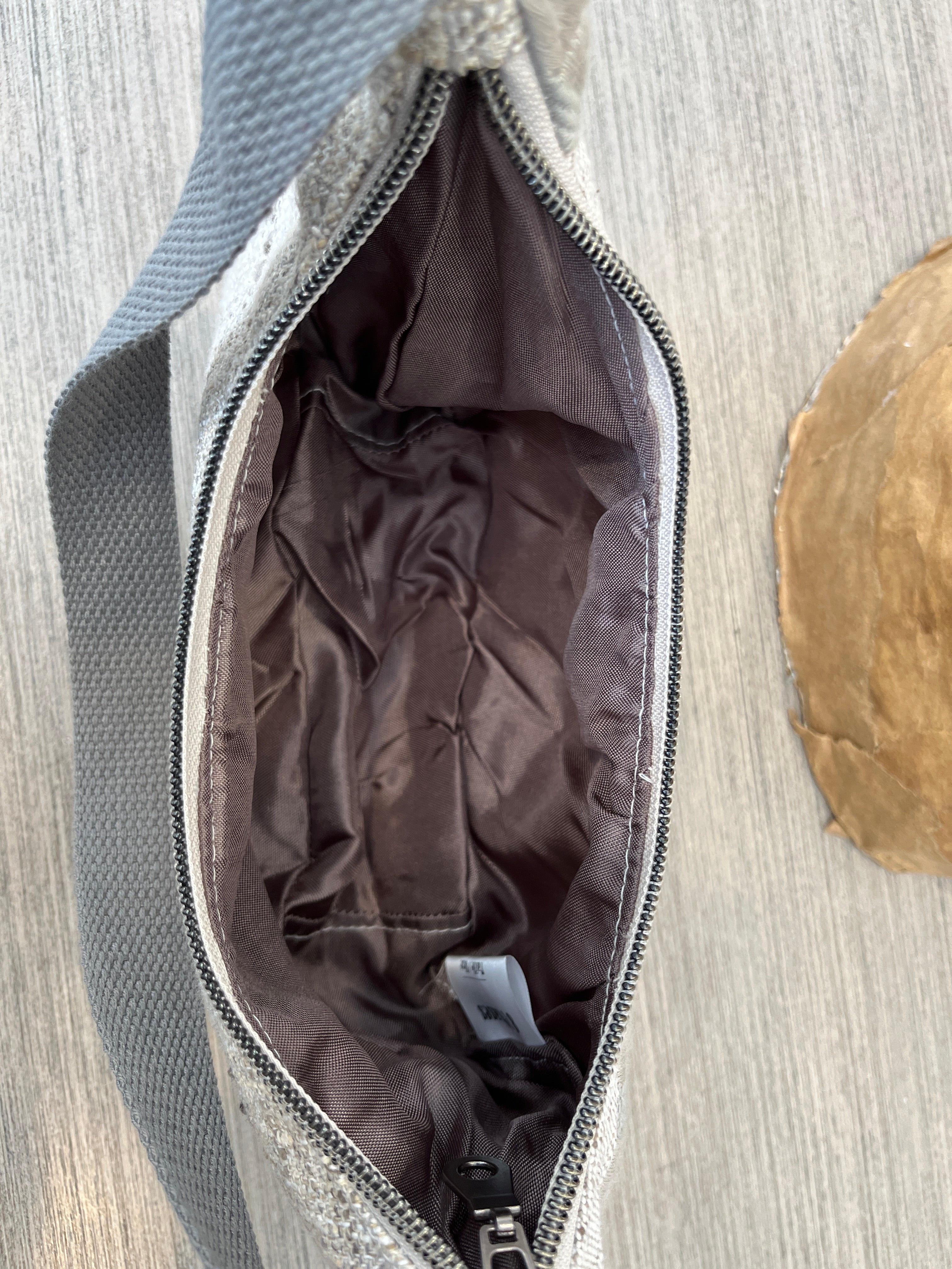 Sac baguette nuances de gris