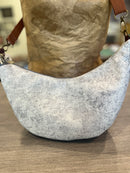 Sac demi-lune fleurs de terre