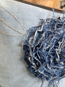 Sac demi-lune fleur vivante