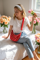Sac demi-lune polka dots