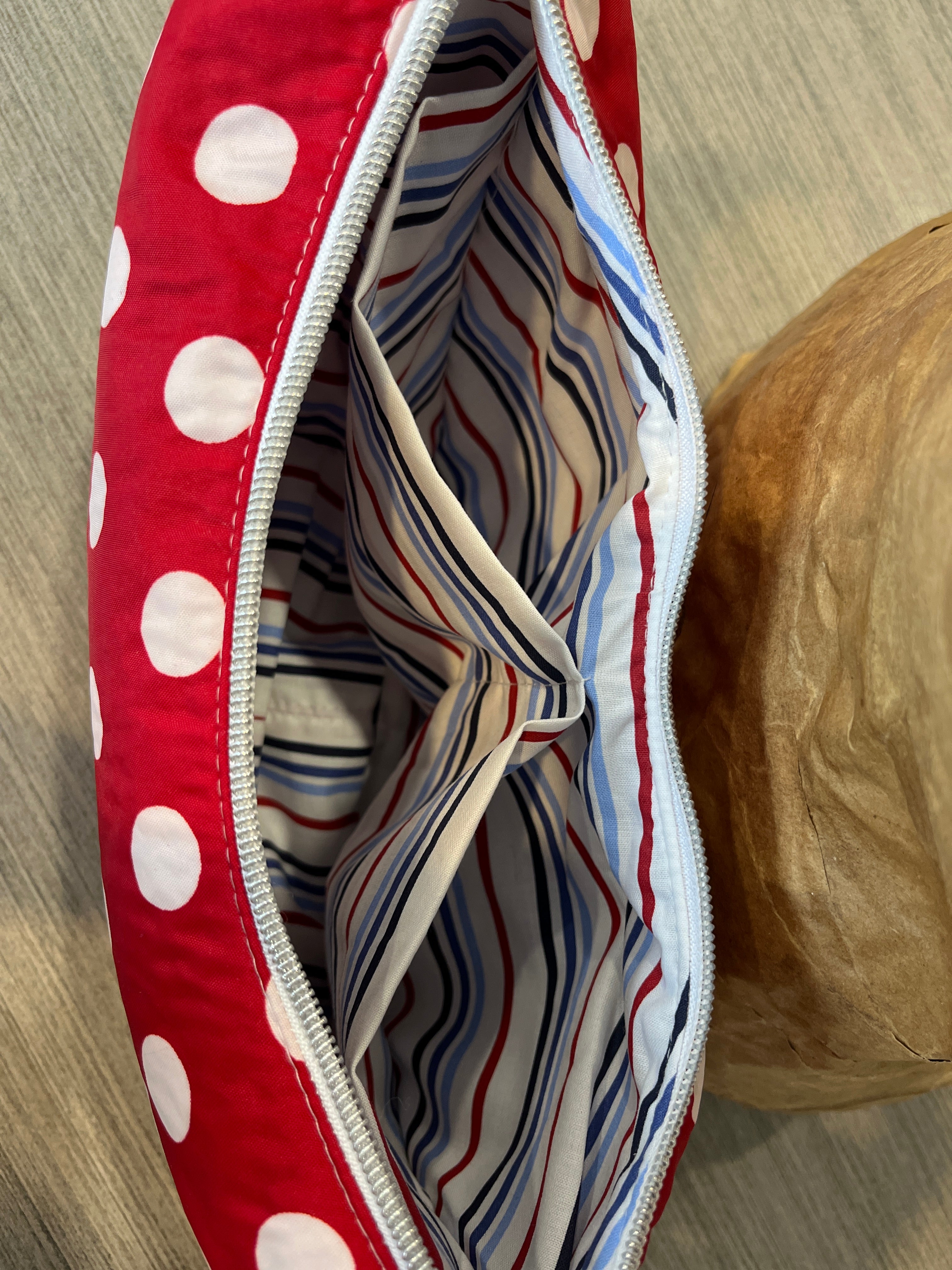 Sac demi-lune polka dots