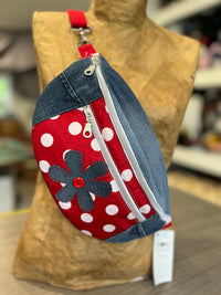 Sac banane fleur de fraise