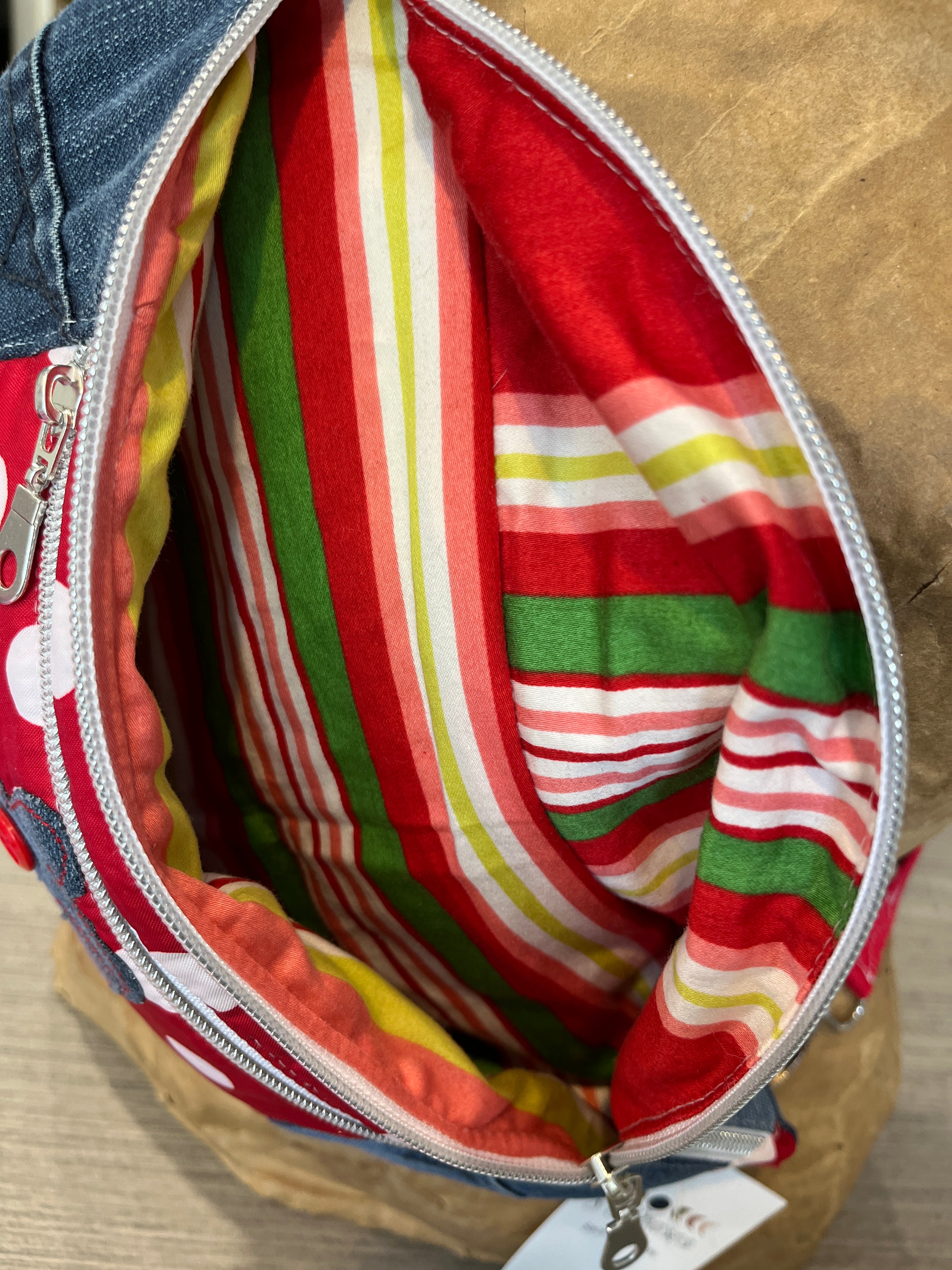 Sac banane fleur de fraise