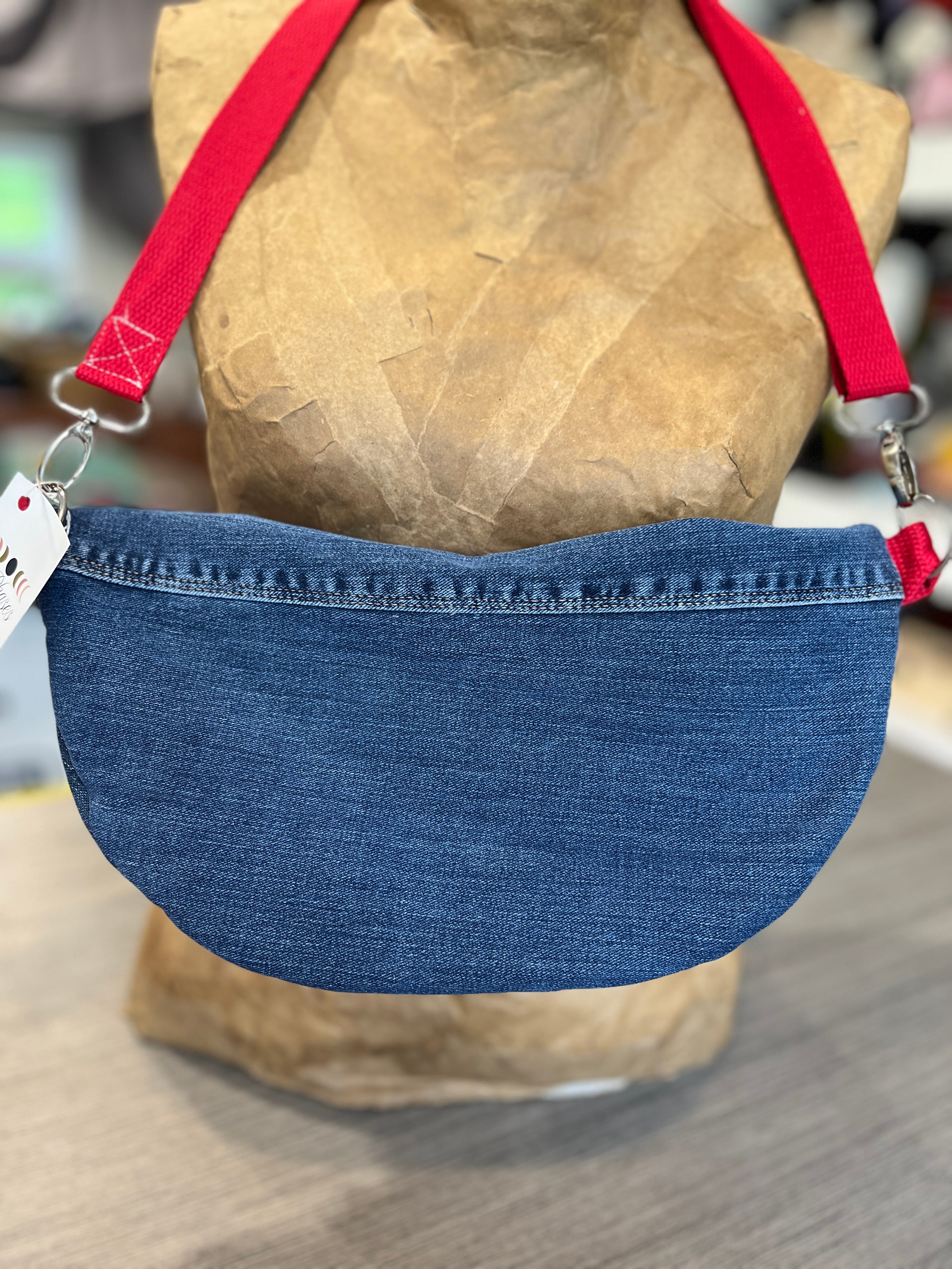 Sac banane fleur de fraise