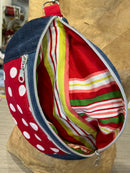 Sac banane touche de fraise