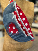 Sac banane coeur de fraise