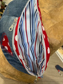 Sac banane coeur de fraise