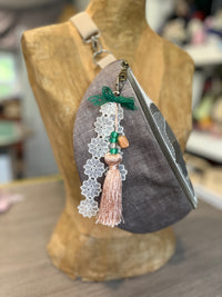Charme de sac corail et vert