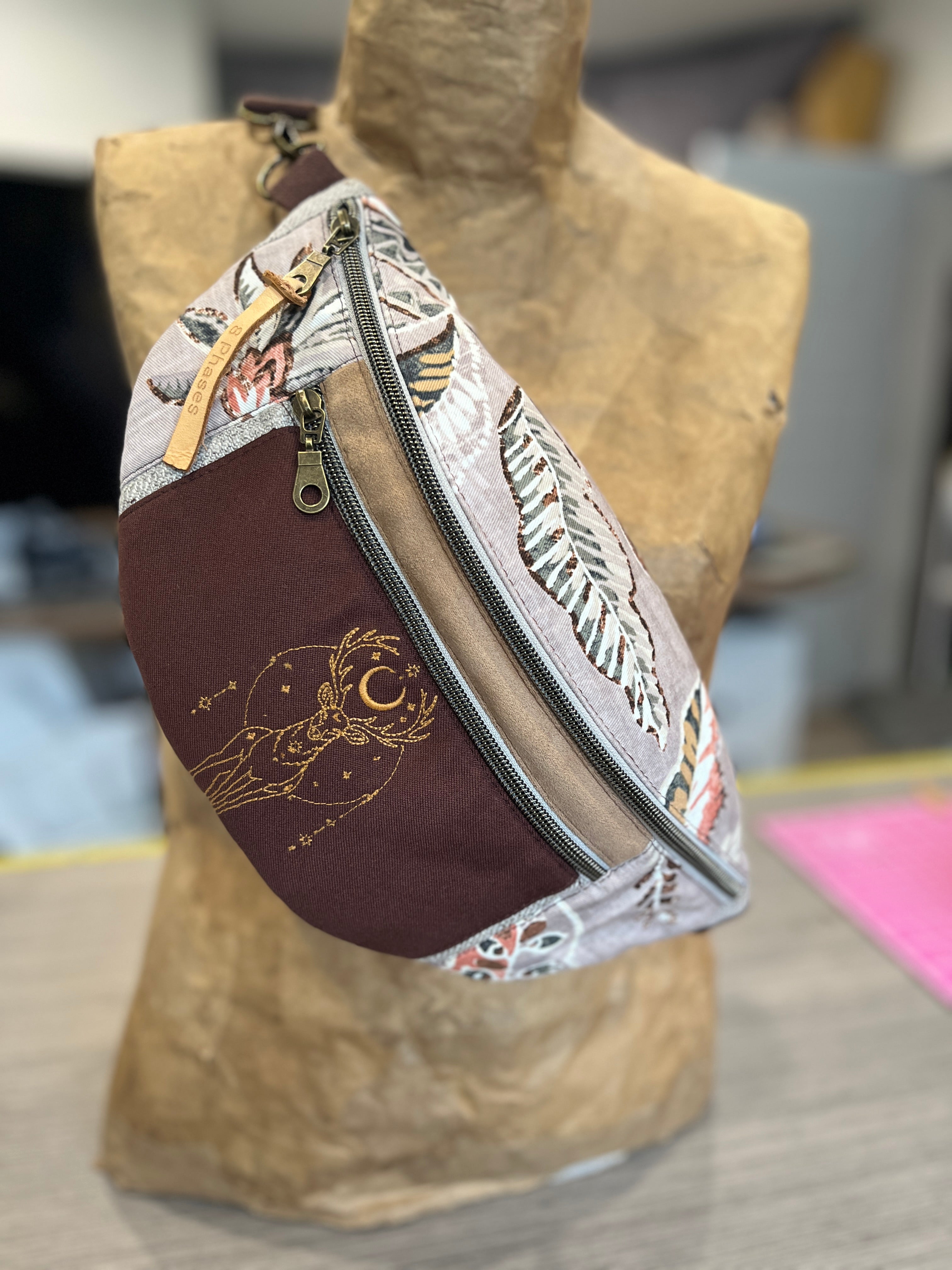 Sac banane bois de cerf