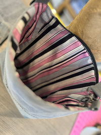 Sac messager à rababt interchangeable jeans gris