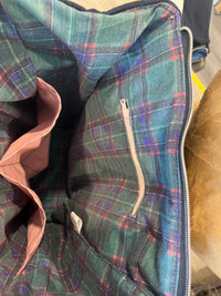 Sac à dos rabat interchangeables chevrons de jeans